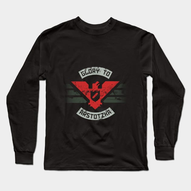 Glory to Arstotzka Long Sleeve T-Shirt by BrayInk